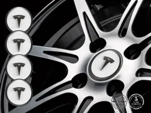 Tesla Style Décalque Jante Édition Bombée Premium